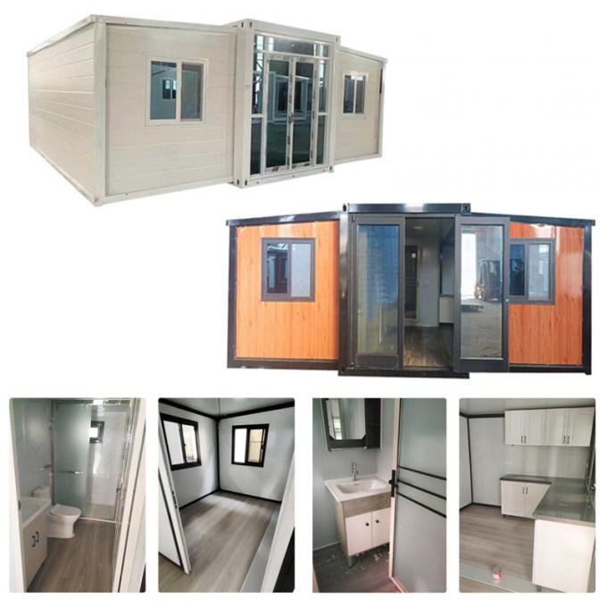 Bordercontainer Mobile Design 20-Foot Two-Wing Extension Cross-Border Container Mobile Home Easy ...
