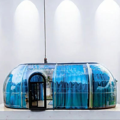 Buy 18 - 20 Person Homes Prefab Wind Resistant  Oval Extra Large Garden Dome House online manufacture