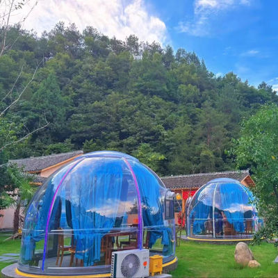 Buy Polycarbonate Dome Tent Modular Prefab PC Crystal Bubble Dome House online manufacture