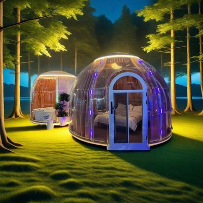 Buy Outdoor Camping Event Homes Prefab Dinner Glass Party Bubble House Dome Igloo Tents online manufacture