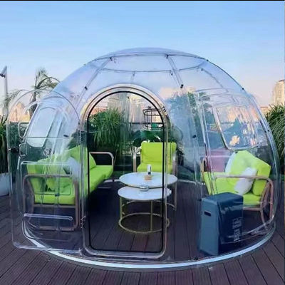 Buy Hotel PC Sheet Full 360 Degree Sound Insulation Flame Retardant Bubble House Dome Tent for Outdoor Events online manufacture