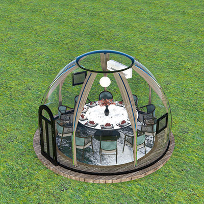 Buy Camping Home One room one bathroom transparent star empty room Windproof rain outdoor camping tent restaurant dessert house online manufacture