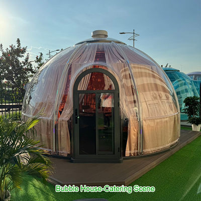 Dome Guesthouse Restaurant Bubble Tent Privacy Curtains Coffee Bar Modular Tiny House Bubble