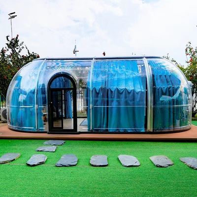 Hot Selling New Design PC Dome Hotel Polycarbonate Dome Tent Modular Prefab Dome house For Resorts