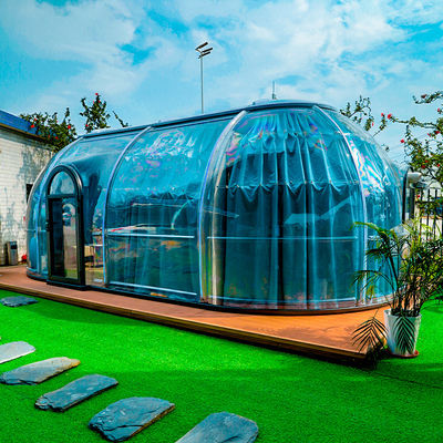 Transparent Vacant Star Room Geodesic Dome Glamping Dome House For Garden Outside Clear Bubble House