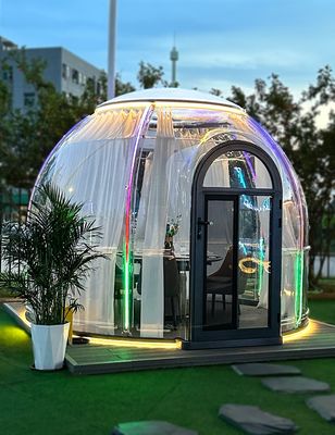 Full House Outdoor transparent Dome Igloo Prefabricated Bubble Dome House For Restaurant Glamping