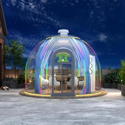 Flame Retardant Safe Dome Glamping Tent Transparent Inflatable Bubble House Bubble Tent