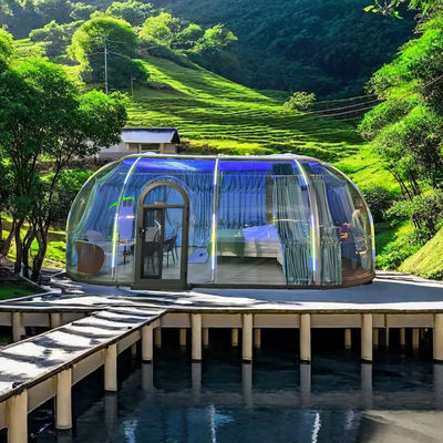 Transparent Polycarbonate (PC) Bubble House Waterproof Insulated Prefab Dome Tent for Hotel Parties Picnic