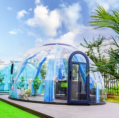 Polycarbonate Waterproof Transparent Glamping Tent Luxury Bubble Dome House Glamping Accessory