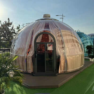 Sound Hot Selling New Design Hotel Polycarbonate Dome Tent PC Sheet Dome Star Bubble House