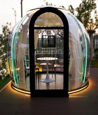 Hot Selling New Design Hotel Polycarbonate Dome Tent Modular Prefab PC Bubble Dome House For Resort