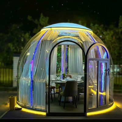 Hot-Selling Fashionable Design PC Bubble House For Hotel Dome Tent Modular Prefab Dome house