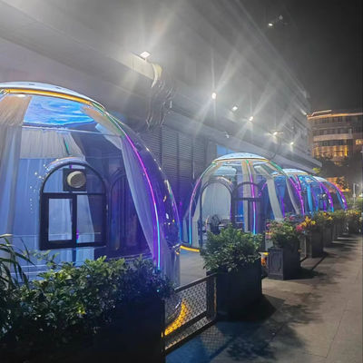 2024 New Dome PC Home Hotel Dome Tent House Waterproof Transparent Bubble Tent