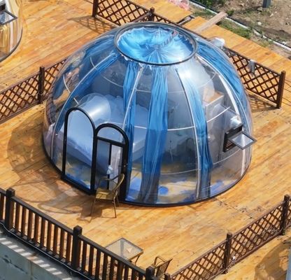 Outdoor Glamping House Transparent Pc Professional Inflatable Bubble Dome Room Tent
