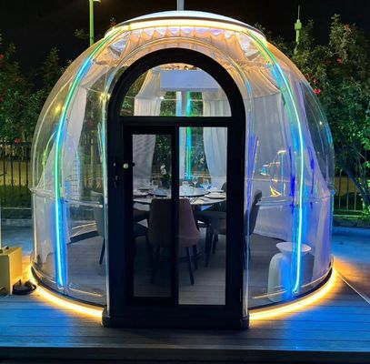 Hot-Selling New Design PC Hotel Transparent Dome Tent Modular Prefab Bubble House Dome house For Dining