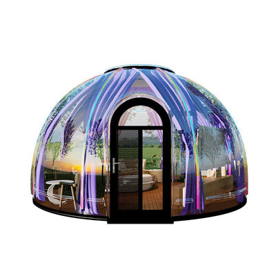 Explore the Outdoors with PC Star Room Mobile Scenic Area Camping Spherical Tent Villa Outdoor Homestay Bubble House 3.8m