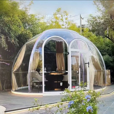 PC Standing Garden Room Four Season Glass Bubble Houses for Hotel Business Trips