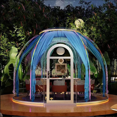 Portable Outdoor Camping Bubble Dome with Transparent PC Material and Starry Sky Design