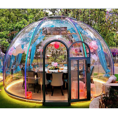 Experience the Great Outdoors in Comfort with Our PC Transparent Dome Tent and Starry Sky