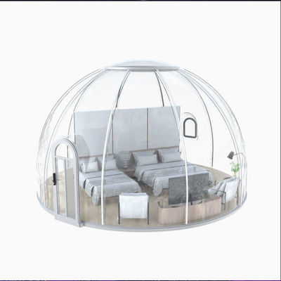 Solid Sheet Homes Prefab Outdoor Bubble Tent Restaurant Night Scene Transparent Camping Tent