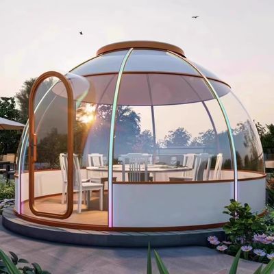 360-degree Panoramic Transparent Outdoor Star Room PC Hotel Bubble Tent for Outdoor Homestay Sun Room
