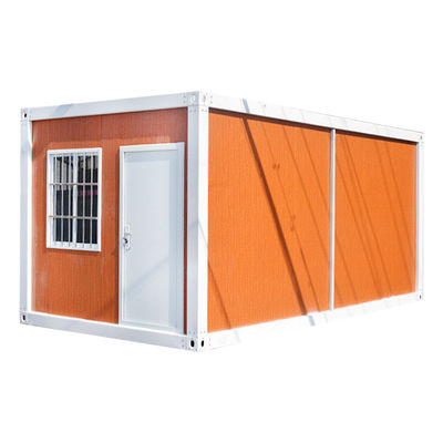 Wood grain color container villa living container construction site dormitory office container mobile room