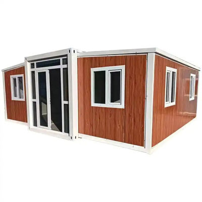Double wing folding room triple area decoration can be expanded removable mobile container house mobile house