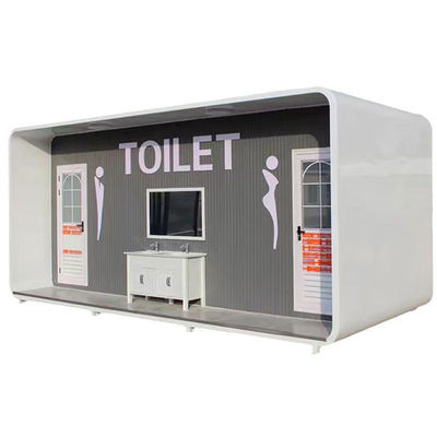 Outhouse Portable Toilet With Shower , Integrated Public Toilet