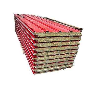 Water Resistant Rock Wool Board Color Steel Board Sandwich Foam Board With And Contemporary Design Style