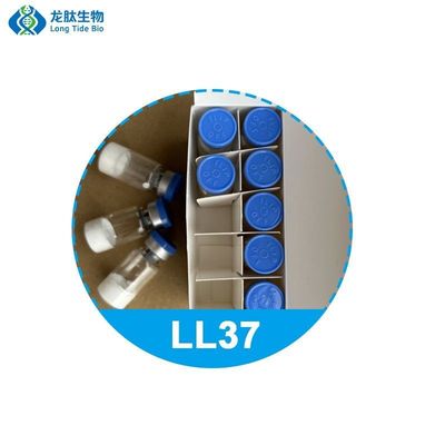 High Purity Ll37 Peptides 5mg 10mg Vial Raw Peptide Ll37 Lyophilized Peptides Suitable for Adult